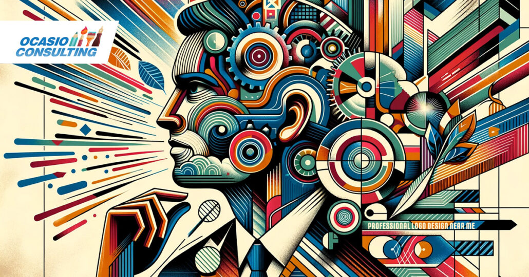 Graphic Illustration: Dive into a visual narrative that embodies the essence of choosing 'Ocasio Consulting' for professional logo design